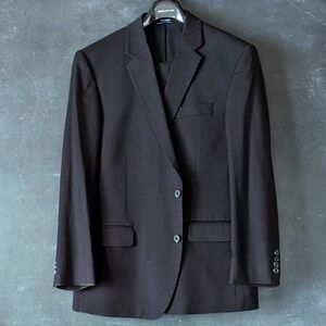 Saddlebred Black Suit Jacket and Slacks 46R 36Wx30L Motion Stretch
